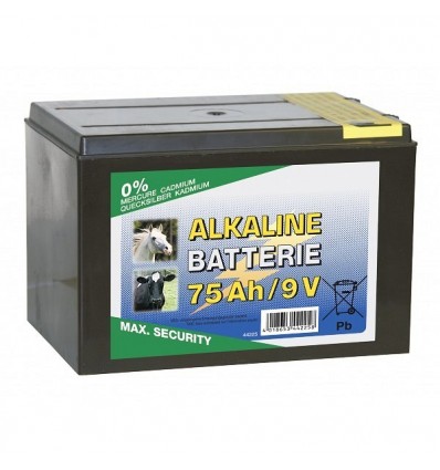 Suchá baterie Alkaline 9 V/75 Ah